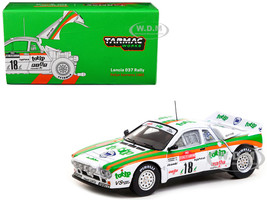 Lancia 037 Rally #18 Miki Biasion Tiziano Siviero Rallye Sanremo 1983 Hobby64 Series 1/64 Diecast Model Car Tarmac Works T64P-TL002-83SAN18