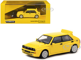 Lancia Delta HF Integrale Giallo Ginestra Yellow Road64 Series 1/64 Diecast Model Car Tarmac Works T64R-TL049-GG