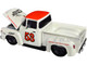 1956 Ford F-100 Pickup Truck Wimbledon White Red Top Crane Cams Limited Edition 6150 pieces Worldwide 1/24 Diecast Model Car M2 Machines 40300-108 B