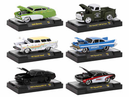 Ground Pounders 6 Cars Set Release 25 IN DISPLAY CASES Limited Edition 1/64 Diecast Model Cars M2 Machines 82161-25