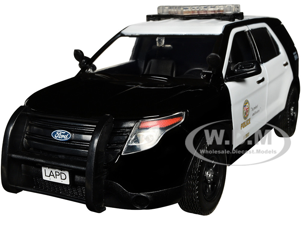 2015 Ford Police Interceptor Utility Black and White Los Angeles
