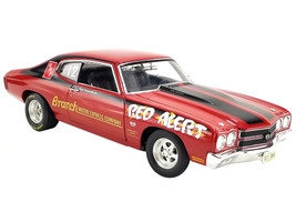 1970 Chevrolet Chevelle LS6 Red Alert Limited Edition to 600 pieces Worldwide 1/18 Diecast Model Car ACME A1805526