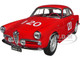 Alfa Romeo Giulietta SV #120 Giorgio Becucci Pasquale Cazzato Mille Miglia 1956 1/18 Diecast Model Car Kyosho K08957A