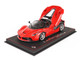 Ferrari LaFerrari Aperta Rosso Corsa Red with DISPLAY CASE Limited Edition to 349 pieces Worldwide 1/18 Diecast Model Car BBR BBR182231DIE