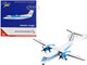 Bombardier Dash 8 100 Commercial Aircraft American Airlines American Eagle Piedmont Airlines White with Blue Stripes 1/400 Diecast Model Airplane GeminiJets GJ1614