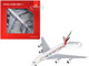 Airbus A380 800 Commercial Aircraft Emirates Airlines Dubai Expo 2020 White with Graphics 1/400 Diecast Model Airplane GeminiJets GJ1959