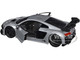 Audi R8 LMS GT3 Silver Metallic Timeless Legends Series 1/24 Diecast Model Car Motormax 79380SIL