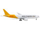 Boeing 777F Commercial Aircraft Southern Air DHL White and Yellow 1/400 Diecast Model Airplane GeminiJets GJ2014