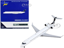 Bombardier CRJ900 Commercial Aircraft Mesa Airlines White with Black Tail 1/400 Diecast Model Airplane GeminiJets GJ2031