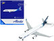 Embraer ERJ 175 Commercial Aircraft Alaska Airlines White with Blue Tail 1/400 Diecast Model Airplane GeminiJets GJ2038