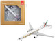 Boeing 777 300ER Commercial Aircraft Emirates Airlines UAE 50th Anniversary White with Gold Graphics 1/400 Diecast Model Airplane GeminiJets GJ2050