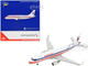 Embraer ERJ 170 Commercial Aircraft American Airlines American Eagle White with Blue and Red Stripes 1/400 Diecast Model Airplane GeminiJets GJ2056