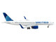 Boeing 757 200 Commercial Aircraft United Airlines White with Blue Tail 1/400 Diecast Model Airplane GeminiJets GJ2061