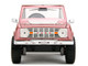 1973 Ford Bronco Pink Metallic with White Top and Graphics Pink Slips Series 1/24 Diecast Model Car Jada 34896