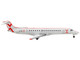 Embraer ERJ 145 Commercial Aircraft JetSuiteX White with Red Stripes 1/400 Diecast Model Airplane GeminiJets GJ2071