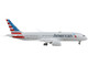 Boeing 787 8 Commercial Aircraft American Airlines Gray with Striped Tail 1/400 Diecast Model Airplane GeminiJets GJ2087