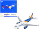 Airbus A319 Commercial Aircraft Allegiant Air White and Blue with Graphics 1/400 Diecast Model Airplane GeminiJets GJ2131