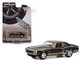 1967 Chevrolet Camaro Black Panther Black with Gold Stripes Hobby Exclusive Series 1/64 Diecast Model Car Greenlight 30377