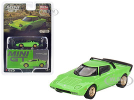 Lancia Stratos HF Stradale Verde Chiaro Green Limited Edition to 1200 pieces Worldwide 1/64 Diecast Model Car True Scale Miniatures MGT00625