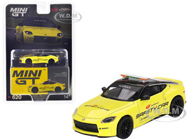 2023 Nissan Z Performance Yellow with Black Top Safety Car Super GT Series 2022 Limited Edition 1/64 Diecast Model Car True Scale Miniatures MGT00620