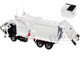 Mack LR Refuse Garbage Truck with McNeilus Meridian Front Loader Plain White with Trash Bin 1/34 Diecast Model First Gear FG10-4235