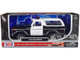 1978 Ford Bronco Police Car Unmarked Black and White Law Enforcement and Public Service Series 1/24 Diecast Model Car Motormax 76983bw