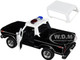 1978 Ford Bronco Police Car Unmarked Black and White Law Enforcement and Public Service Series 1/24 Diecast Model Car Motormax 76983bw
