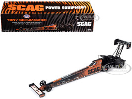 2023 NHRA TFD Top Fuel Dragster Tony Schumacher SCAG Power Equipment Orange and Black Maynard Family Racing Team Limited Edition to 1236 pieces Worldwide 1/24 Diecast Model Auto World AWN014