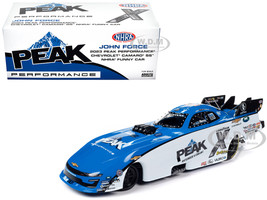 Chevrolet Camaro SS NHRA Funny Car John Force Peak Performance 2023 John Force Racing Limited Edition to 846 pieces Worldwide 1/24 Diecast Model Car Auto World AWN019