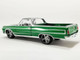 1965 Chevrolet El Camino Custom Calypso Green Metallic with Silver Graphics Southern Kings Customs Limited Edition to 210 pieces Worldwide 1/18 Diecast Model Car ACME A1805415