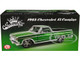 1965 Chevrolet El Camino Custom Calypso Green Metallic with Silver Graphics Southern Kings Customs Limited Edition to 210 pieces Worldwide 1/18 Diecast Model Car ACME A1805415