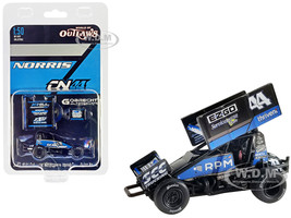 Winged Sprint Car #44 Dylan Norris RPM Gobrecht Motorsports World of Outlaws 2023 1/50 Diecast Model Car ACME A5023015