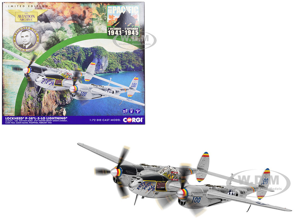 航空機・ヘリコプター LOCKHEED P-38 LIGHTNING \"PUTT PUTT MARU\" AA36617 Lockheed P-38L Lightning, 'Putt Putt Maru', 1945