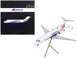 McDonnell Douglas DC 9 15F Commercial Aircraft Ameristar Air Cargo White with Blue and Red Stripes Gemini 200 Series 1/200 Diecast Model Airplane GeminiJets G2AJI1147
