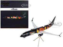 Boeing 737 900ER Commercial Aircraft with Flaps Down Alaska