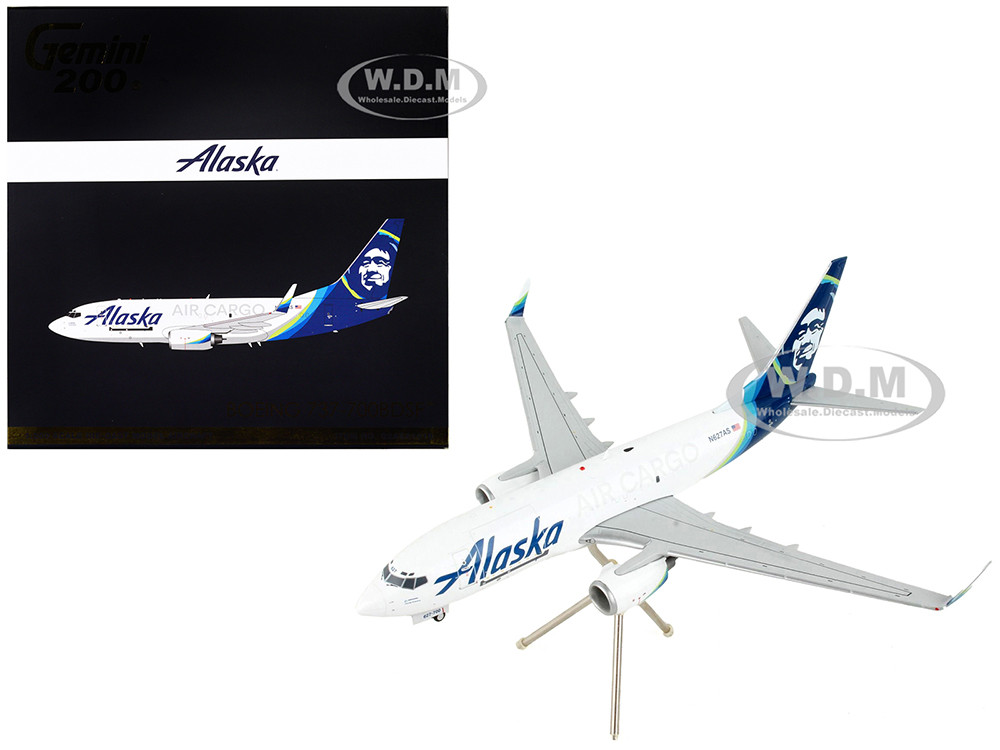 Boeing 737 700BDSF Commercial Aircraft Alaska Air Cargo White with