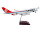 Boeing 747 400F Commercial Aircraft Cargolux Gray with Red Tail Gemini 200 Interactive Series 1/200 Diecast Model Airplane GeminiJets G2CLX933