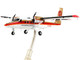 De Havilland DHC 6 300 Commercial Aircraft Continental Express White with Red Stripes and Gold Tail Gemini 200 Series 1/200 Diecast Model Airplane GeminiJets G2COA1038