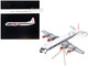 Lockheed L 188 Electra Commercial Aircraft Eastern Air Lines White with Blue Stripes Gemini 200 Series 1/200 Diecast Model Airplane GeminiJets G2EAL1029