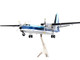 Fokker F27 Commercial Aircraft Royal Dutch Airlines CityHopper White with Blue Stripes Gemini 200 Series 1/200 Diecast Model Airplane GeminiJets G2KLM845