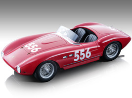 Ferrari 735S 166MM Spyder #556 Emmanuel de Graffenried Giannino Parravicini Mille Miglia 1954 Limited Edition to 90 pieces Worldwide 1/18 Model Car Tecnomodel TM18-246C