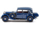 1933 37 Mercedes Benz 290 W18 Cabriolet D Top Up Dark Blue with Black Top Limited Edition to 250 pieces Worldwide 1/43 Model Car Esval Models EMEU43043B