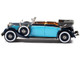 1933 37 Mercedes Benz 290 W18 Lang Cabriolet D Two Tone Blue Limited Edition to 250 pieces Worldwide 1/43 Model Car Esval Models EMEU43043C