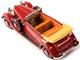 1933 37 Mercedes Benz 290 W18 Lang Cabriolet B Maroon Limited Edition to 250 pieces Worldwide 1/43 Model Car Esval Models EMEU43043E