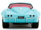 1966 Chevrolet Corvette Light Blue with Pink Tinted Windows Pink Slips Series 1/32 Diecast Model Car Jada 34852