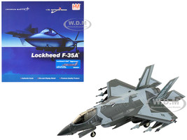 Lockheed F 35A Lightning II Fighter Aircraft 65th Aggressor Squadron Nellis Air Force Base 2022 United States Air Force Air Power Series 1/72 Diecast Model Hobby Master HA4431