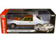 1969 Pontiac Royal Bobcat Grand Prix Model J Cameo White with Firefrost Gold Hood and Top with Gold Interior American Muscle Series 1/18 Diecast Model Car Auto World AMM1316