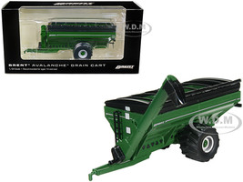 Brent 1198 Avalanche Grain Cart with Tires Green 1/64 Diecast Model SpecCast UBC056