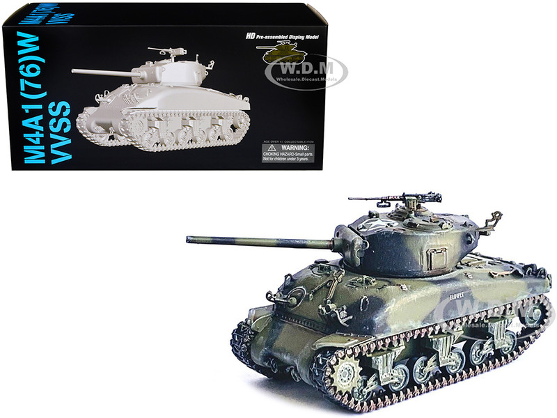 United States M4A1 76 W VVSS Sherman Tank 2nd Armored Division France 1944 NEO Dragon Armor Series 1/72 Plastic Model Dragon Models 63169