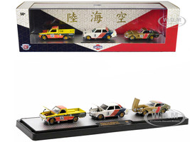 Datsun Set of 3 Pieces Limited Edition to 2750 pieces Worldwide 1/64 Diecast Models M2 Machines 36000-HS01